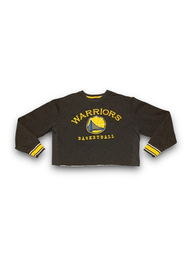 Vintage Golden State Warriors Crew Neck Sweatshirt Blue Size