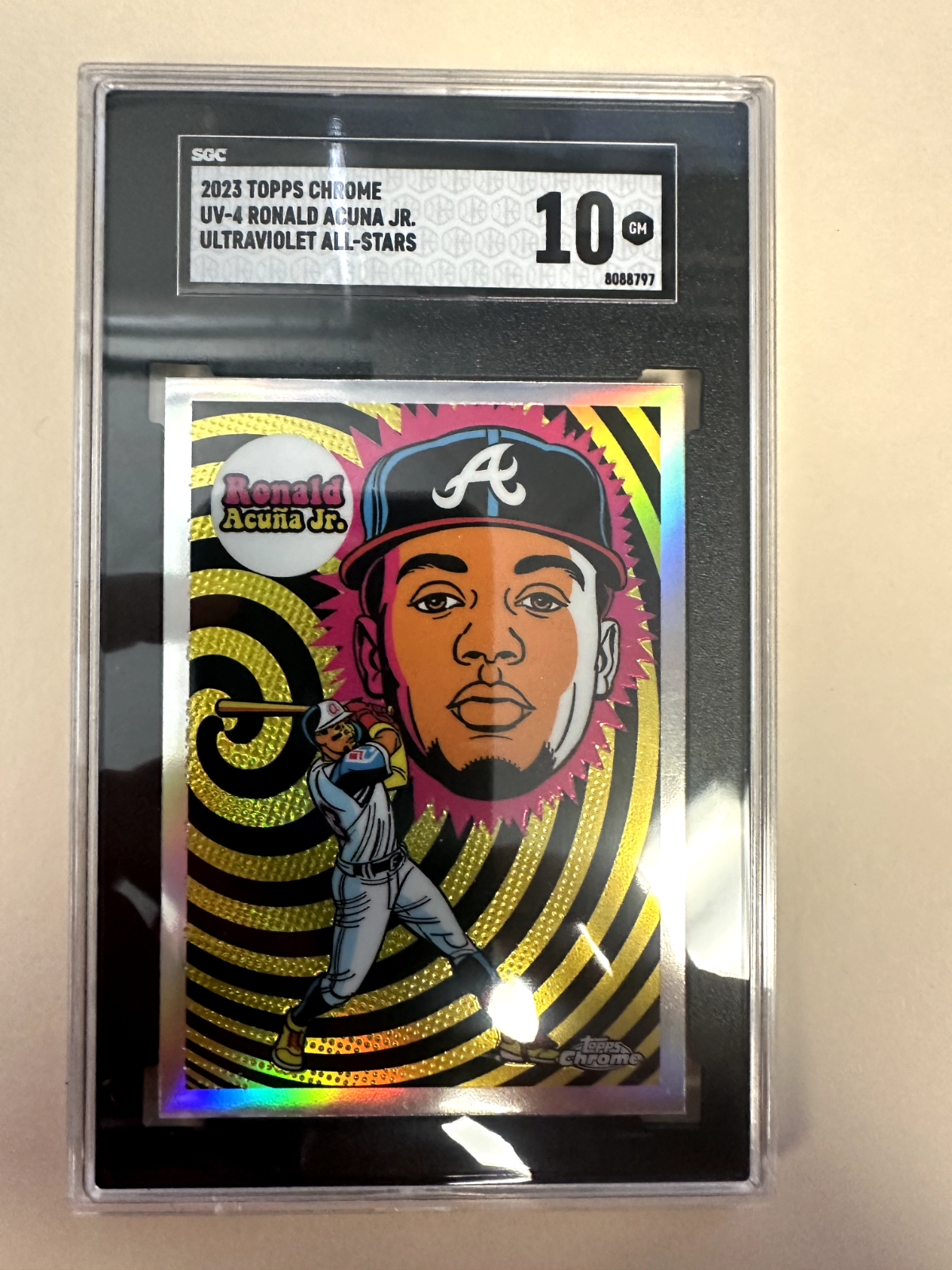 2023 Topps Chrome RONALD ACUNA JR Ultra Violet All Stars #UV