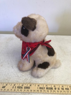 VINTAGE WELLS FARGO BANK DOG PLUSH STUFFED ANIMAL TOY