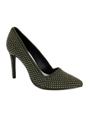 

Женские кожаные туфли-лодочки ALICE+OLIVIA Green Dina с острым носком на шпильках без шнуровки, Зеленый, S506178106