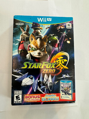 Star Fox Zero + Star Fox Guard (Wii U, 2016) Both Games Are Sealed.