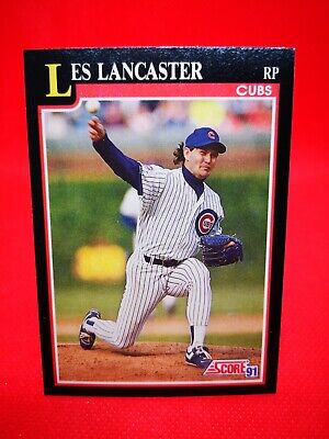 Score 1991 carte card Baseball MLB US NM+/M Chicago Cubs #293 Les Lancaste