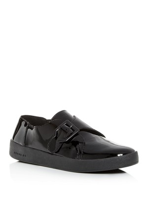 

COLE HAAN Женские черные слипоны на платформе Grandpro Spectator Monk, Черный, W13971