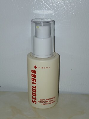 K-SECRET Seoul 1988 Retinal Liposome 2% + Black Ginseng Serum 1.01oz New No Box