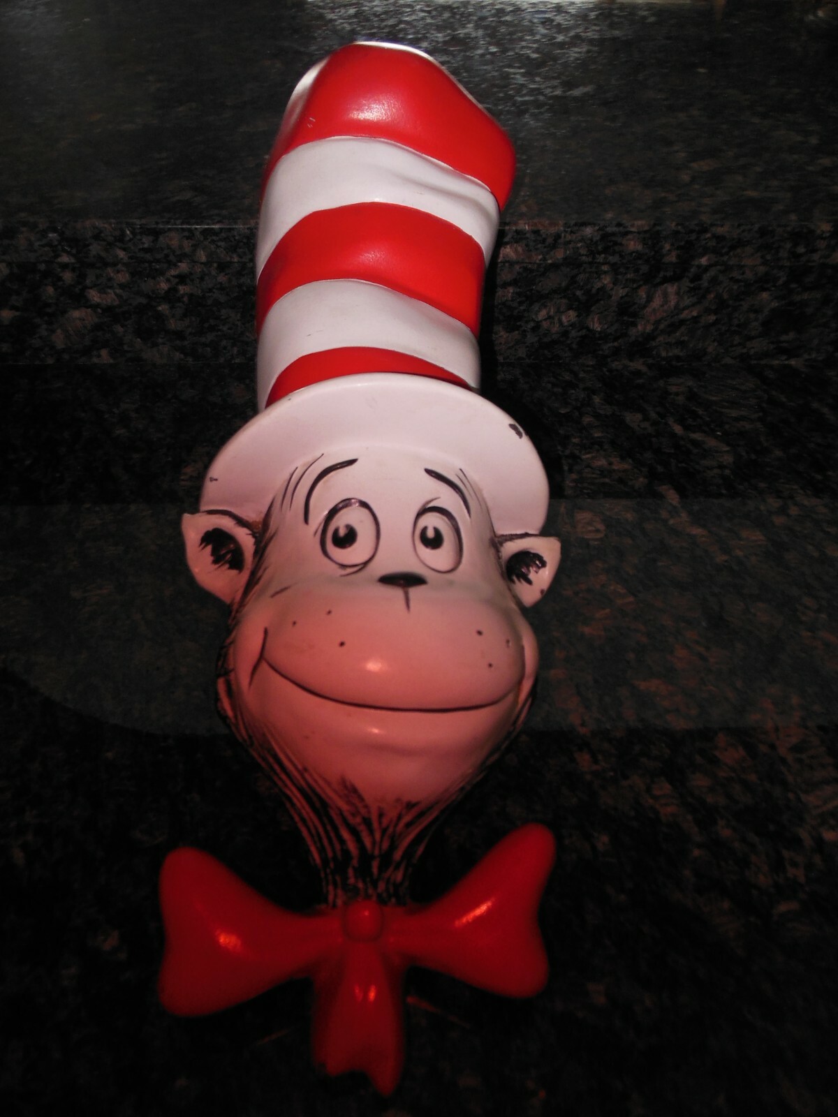 Rare large Dr Seuss Cat in the Hat plaster head bust TM enterprises LP 1994