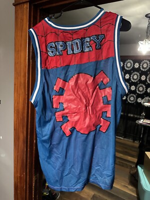 New Marvel Spiderman Basketball Jersey  XXL Mad Engine Comic With Tags