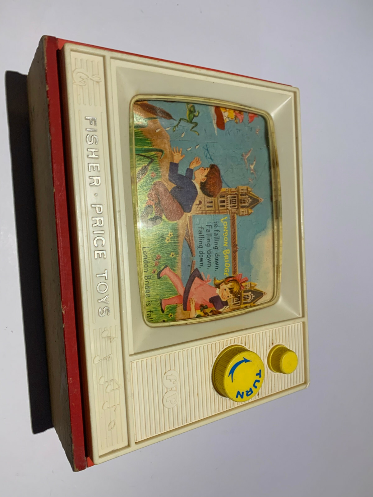 Vintage Fisher Price Toys #114 Two Tune TV Giant Screen Vintage Fisher Price Toys #114 Two Tune TV Giant Screen