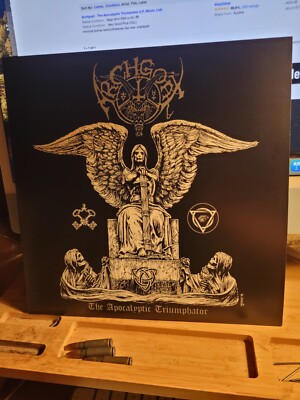 Archgoat   The Apocalyptic Triumphator LP 2015 Debemur   DMP0117 France NM/NM