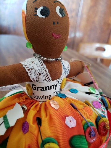 Rima Granny's Sewing Doll Pin Cushion Caribbean St Marteen