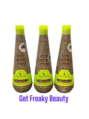 3 PACK. 10 oz. Macadamia Moisturizing Rinse. 300ml. NEW. FREE SHIPPING.