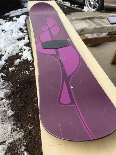 BURTON 49 149 Snowboard WOOD CORE Waxed/tuned HANDMADE IN AUSTRIA Womens Ladies