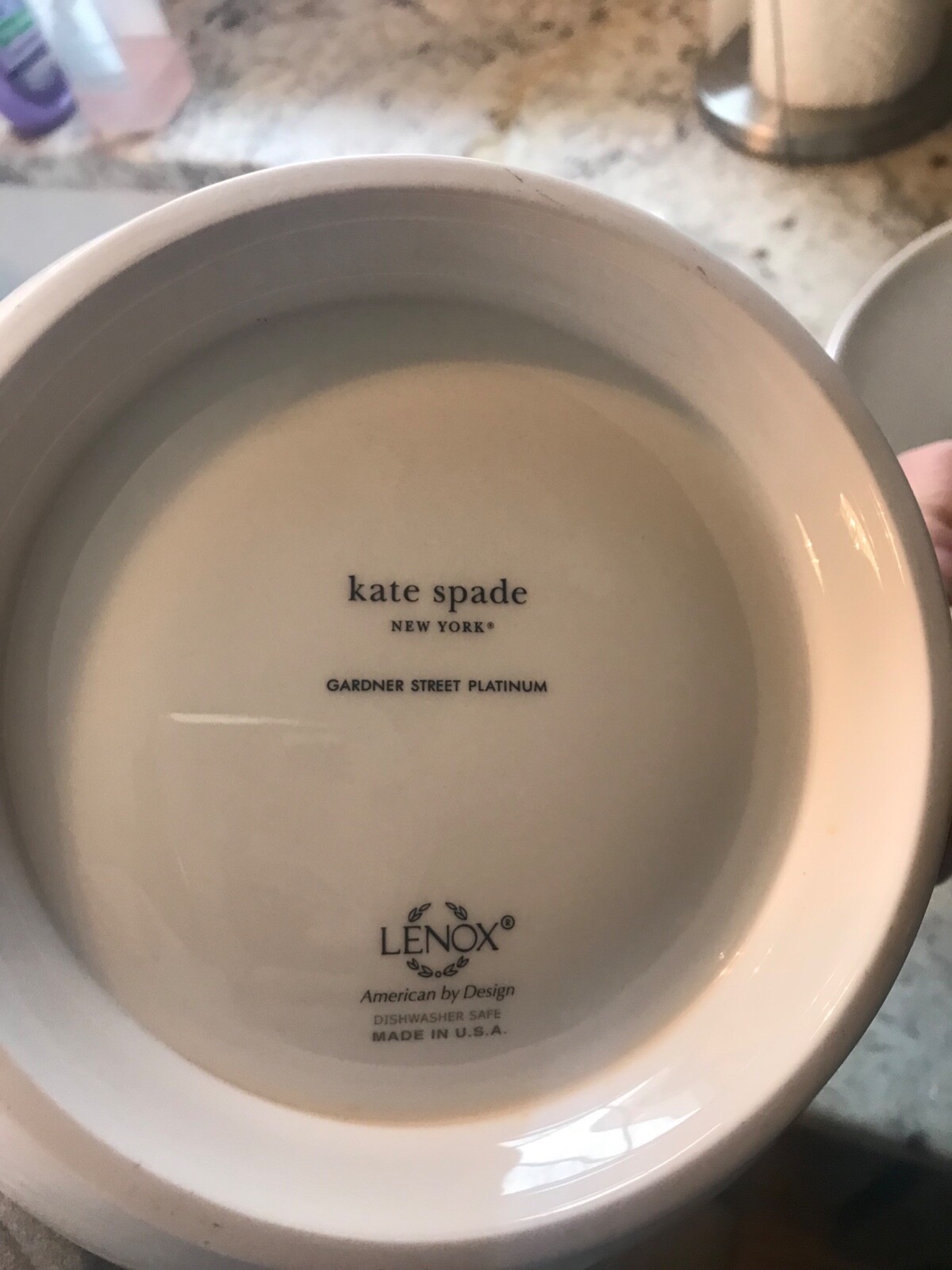 Kate Spade Gardner St Platinum China