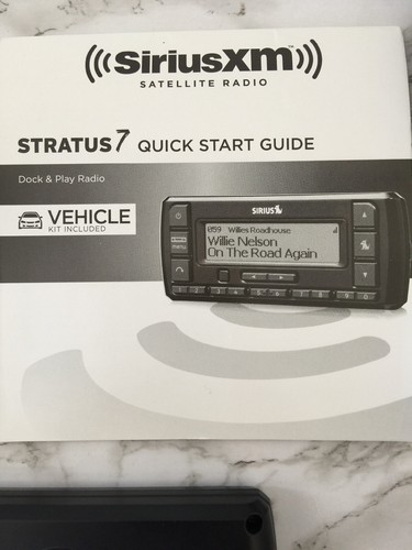 Sirius XM SSV7 Stratus 7 Satellite Radio Receiver with Vehicle Cradle Dock SXVD1