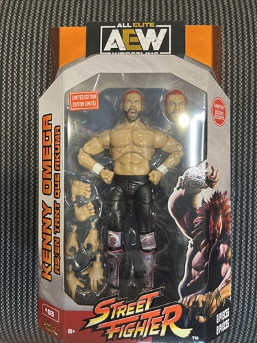 AEW Unrivaled Street Fighter GameStop Exclusive Kenny Omega