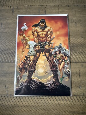 CONAN THE BARBARIAN 1 J SCOTT CAMPBELL VIRGIN VARIANT Wolverine X-MEN MARVEL