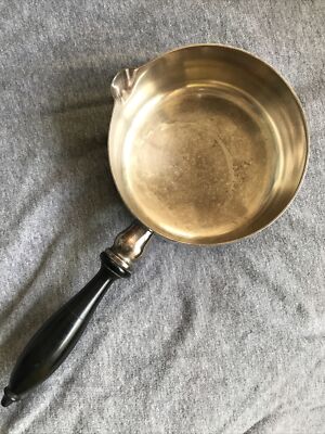 ANTIQUE SILVER PLATE Cappuccino HOT MILK PITCHER By PLASAIT ORFEVRE PARIS FRANCE