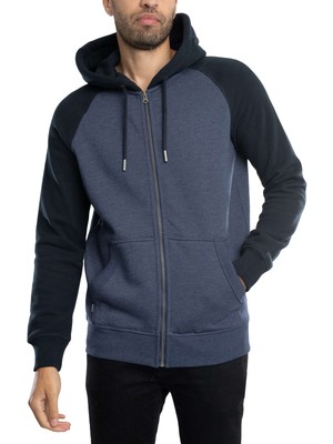 Мужская бейсбольная толстовка Superdry Essential на молнии, синий