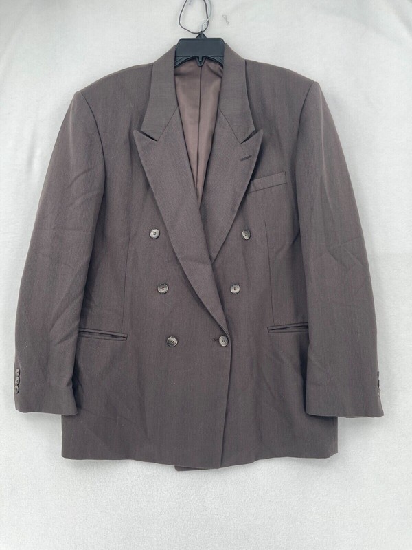 Double Breasted Suit Jacket Six button Front Long Color