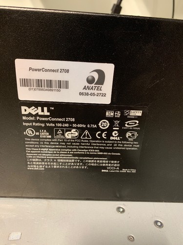 Dell powerconnect 2708 Gigabit web managed switch