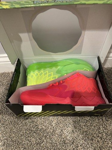 Pre-owned Puma Mb.01 X Rick And Morty Green/red 2022 Size 10