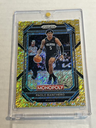 2022-23 PANINI PRIZM MONOPOLY PAOLO BANCHERO 35/500 GOLD