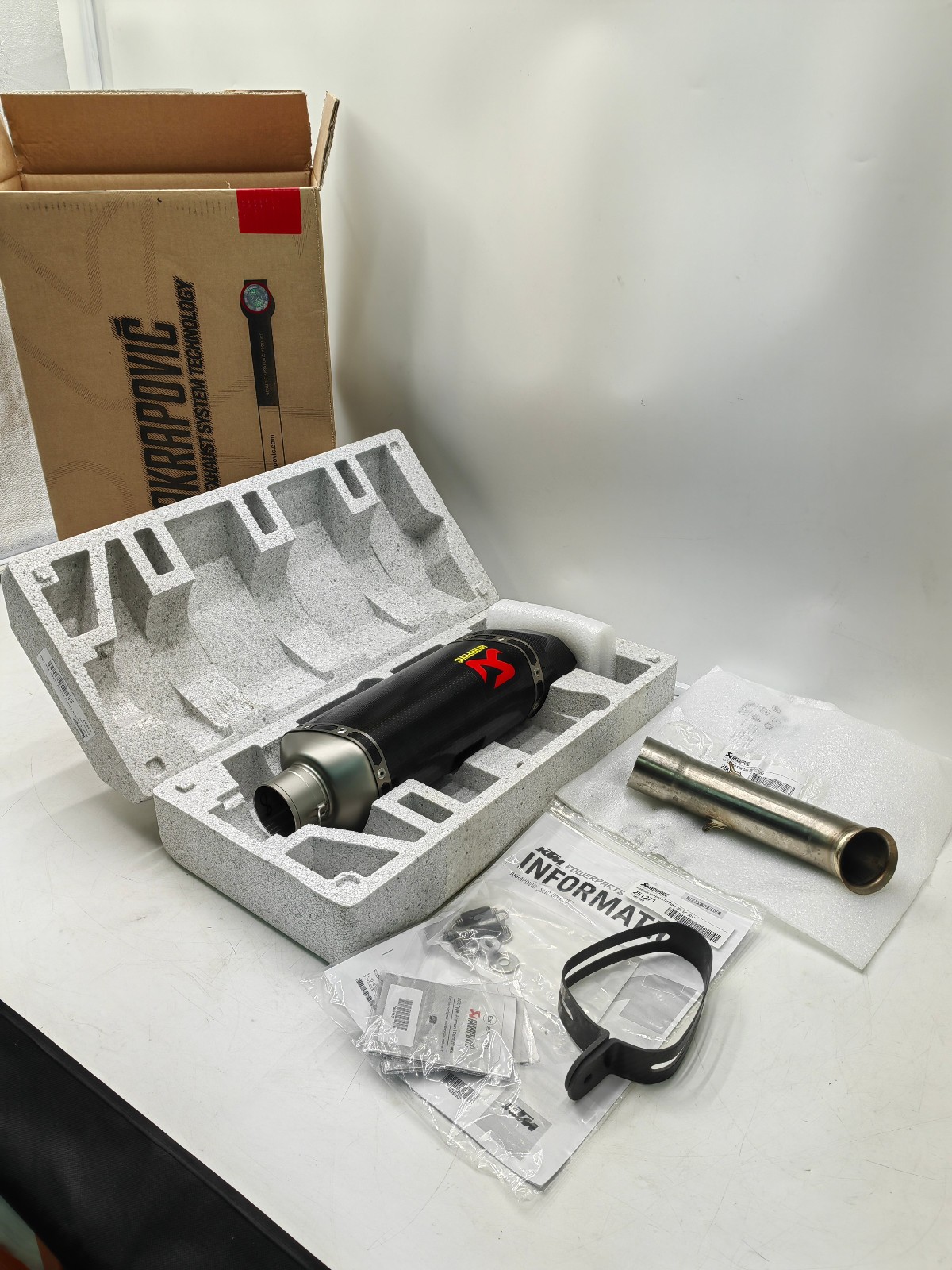 KTM Duke 390 Akrapovic exhaust 93505999000 NEW | eBay