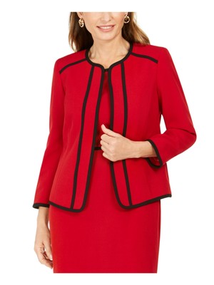 

KASPER Женский красный костюм для работы, куртка Petites, 10736841