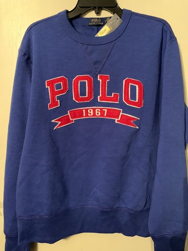 NWT Ralph Lauren Polo 1967 Varsity Spell Out Crewneck
