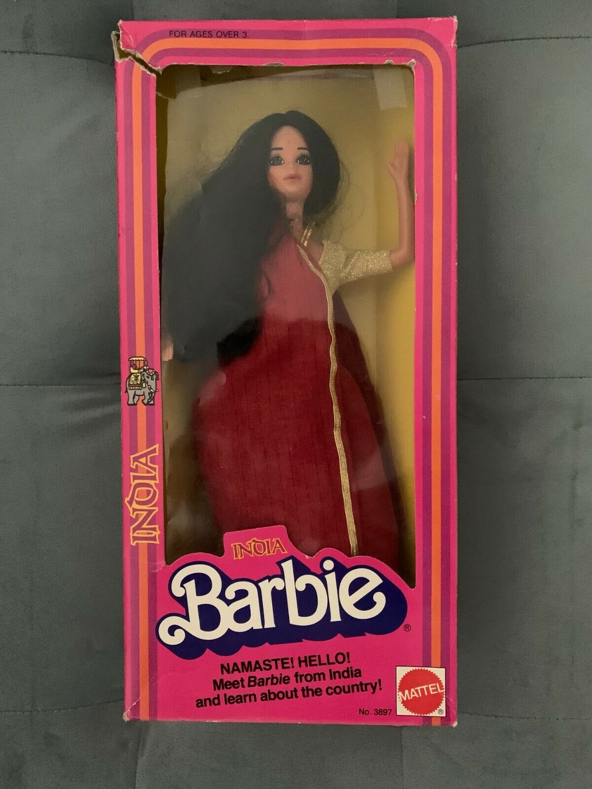 Barbie Doll India 1981 #3897 Dolls of the World Collection Barbie Doll India 1981 #3897 Dolls of the World Collection
