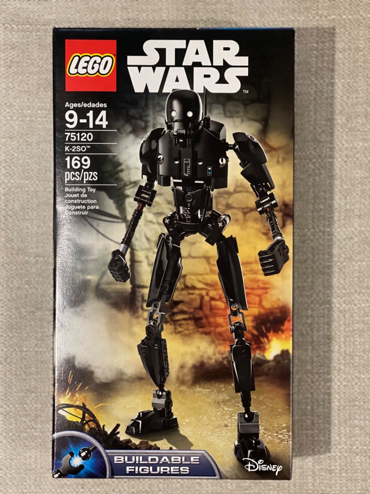 ●B BOY K LEGO 75120 - Star Wars K-2SO- Rogue One , posable Action