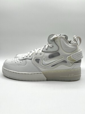 Nike Men s Air Force 1 React Mid Size 10.5 Summit White |DQ1872-101|