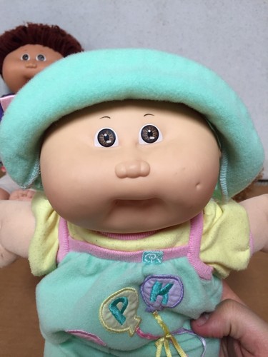 Vintage Cabbage Patch kids lot 3 assorted dolls with Clothing EUC AR42