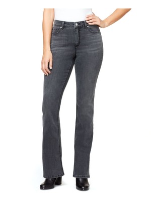 

GLORIA VANDERBILT Женские темно-синие стрейч-джинсы со средней посадкой и эффектом похудения Boot Cut, Navy, 30107307