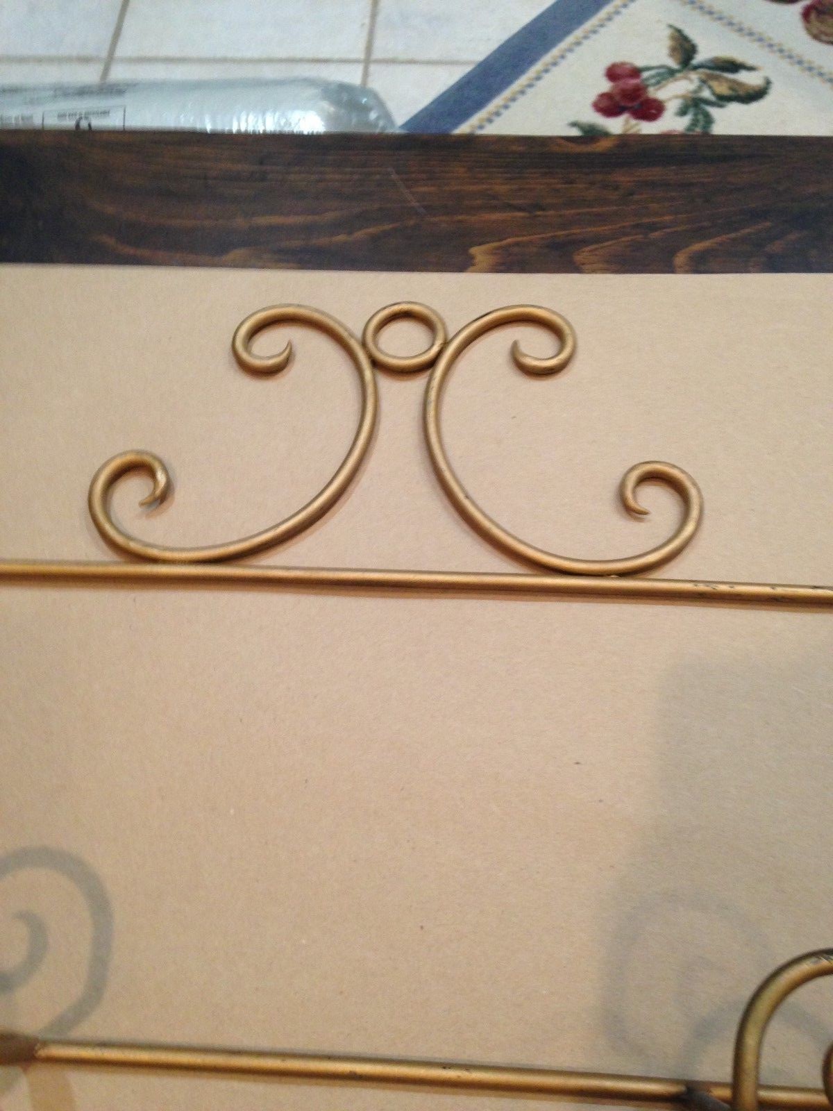 gold plate holder for 2 plates