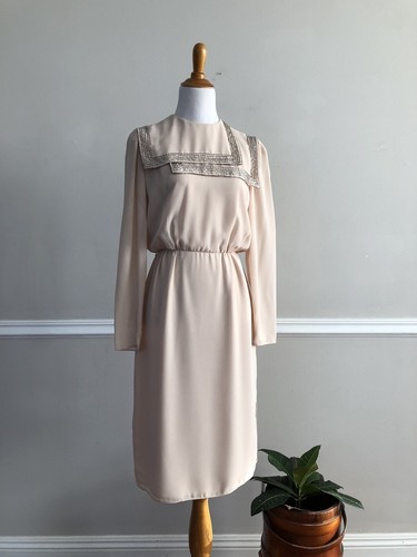 Ameri vintage dress ベージュ S $_12.JPG?set_id=880000500F