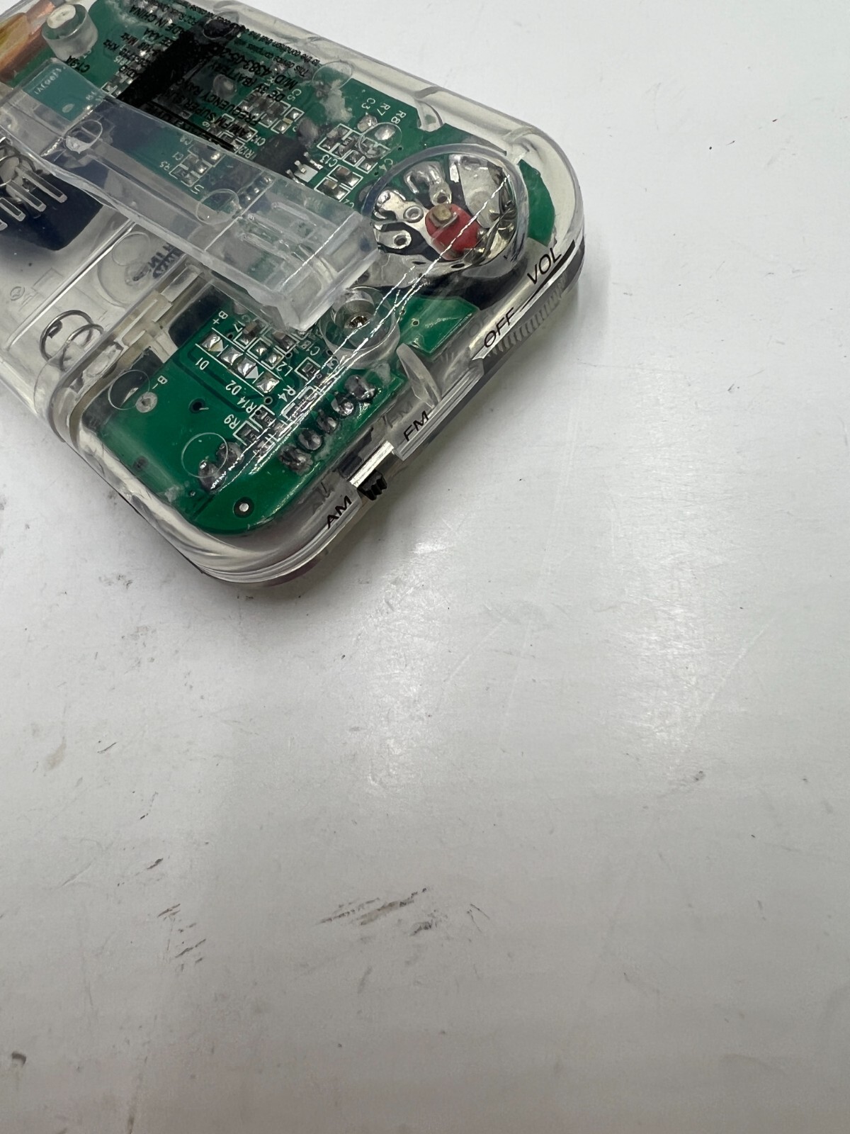 Clear Tunes AM/FM Super Slim Mini Radio CT-9A X BBS