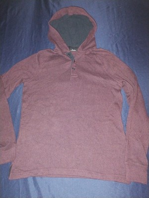 Marc Anthony Hoodie Men's Size Small, Burgundy Long Sleeve 