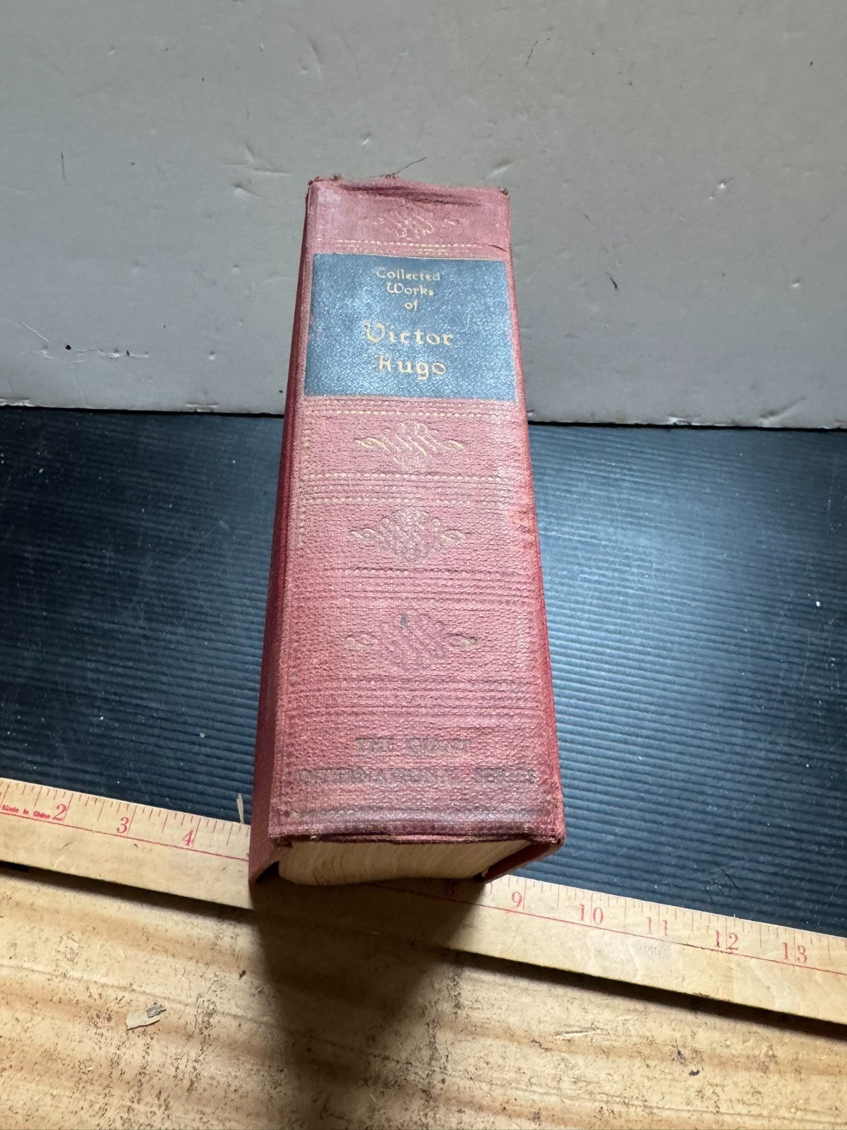 1928 Antique The Works of Victor Hugo One Volume Edition Hardcover