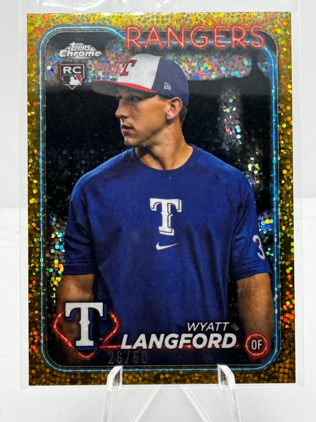 2024 Topps Chrome - Wyatt Langford Image Variation Gold