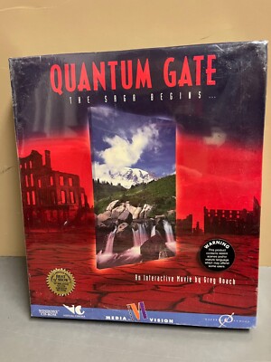 Quantum Gate: The Saga Begins, Big Box PC Game, New & Sealed, Damaged Box