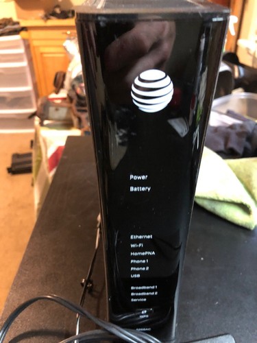 Brand New AT&T U-verse 5268AC Wifi Wireless Modem Router with Power Supply & Box