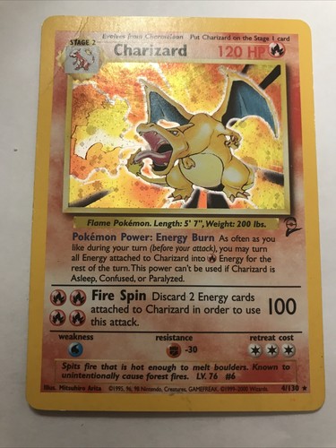 Charizard Holo Pokémon card 4/130 | eBay