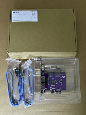 10Gtek eSATA SATA3 PCIe x1 Controller Card Asmedia ASM1061 FIS port multiplier