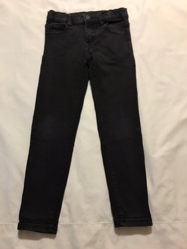 Zara Jeans Girl's Size 7 Black Denim Super Skinny Fit DNMWR