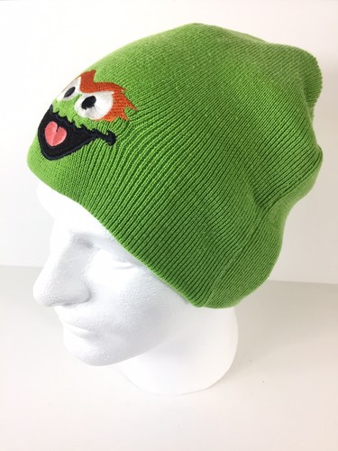 Oscar The Grouch Kids Boys Girls Beanie Hat 123 Sesame Street Workshop EUC