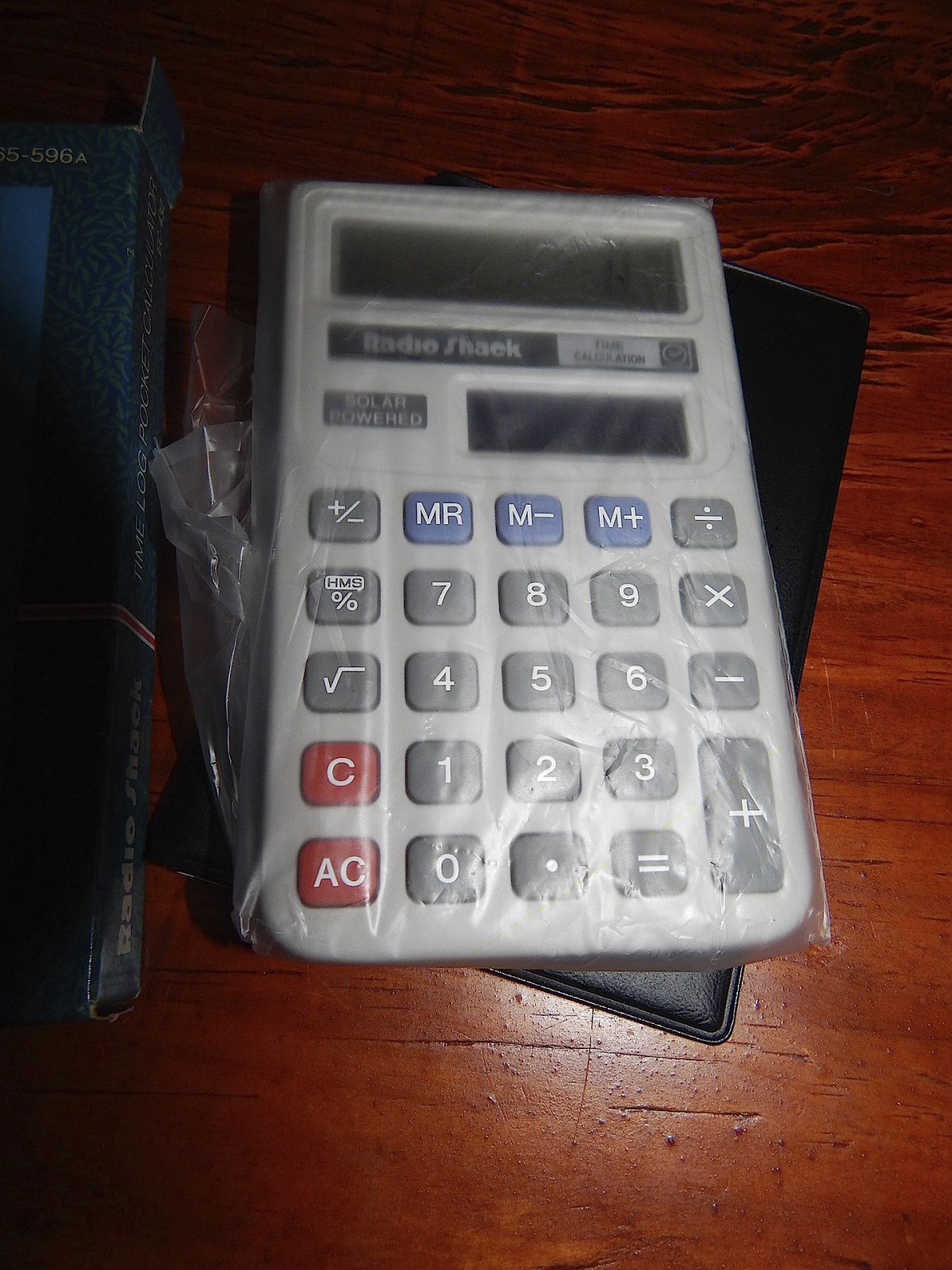 RARE RADIO SHACK 65-596A TIME LOG CALCULATOR, NOS W/CASE & MANUAL