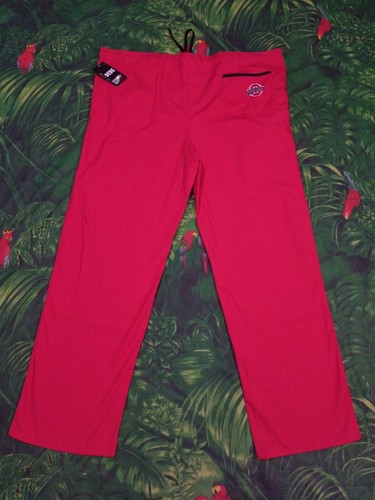 Scrub Dudz Red Scrub Pants Ohio State University Buckeyes Size XL