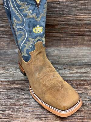 Pre-owned Western Gr8015 Men's Dillon 11 Inch Square Toe  Boot By Justin In Multicolor