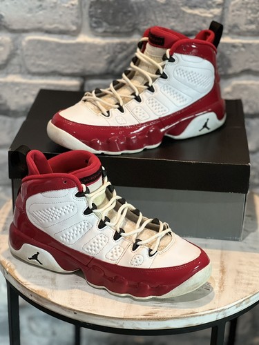 Size 6.5 - Jordan 9 Retro Cherry Gym Red 2019 gently used sneakers