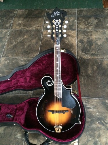 Morgan Monroe MMS-9FE Electric F Style Mandolin Maple Body W/hard case